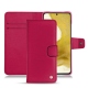 Capa em pele Samsung Galaxy S22 - Rose fluo