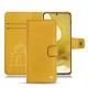 Lederschutzhülle Samsung Galaxy S22 - Jaune soulèu