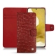 Funda de piel Samsung Galaxy S22 - Autruche ciliegia