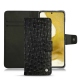 Funda de piel Samsung Galaxy S22 - Autruche nero