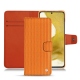 Funda de piel Samsung Galaxy S22 - Abaca arancio