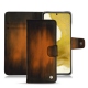 Samsung Galaxy S22 leather case - Marron Patine