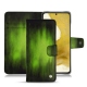 Samsung Galaxy S22 leather case - Vert Patine