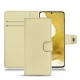 レザーケース Samsung Galaxy S22 - Beige PU
