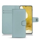 Samsung Galaxy S22 leather case - Bleu Ciel PU