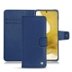 Funda de piel Samsung Galaxy S22 - Bleu frisson