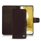 レザーケース Samsung Galaxy S22 - Marron envoûtant
