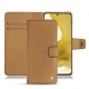 Funda de piel Samsung Galaxy S22 - Beige Veggie