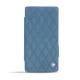 Custodia in pelle Sony Xperia Z3  - Jean vintage - Couture