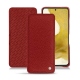 Samsung Galaxy S22 leather case - Tomate ( Pantone 187C ) 