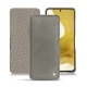 Samsung Galaxy S22 leather case - Acier vintage ( Pantone 403C ) 