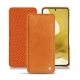 Lederschutzhülle Samsung Galaxy S22 - Mandarine vintage ( Pantone 165C ) 