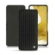 Capa em pele Samsung Galaxy S22 - Abaca nero