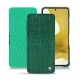 Custodia in pelle Samsung Galaxy S22 - Crocodile pino