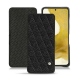 Funda de piel Samsung Galaxy S22 - Ebène - Couture ( Sleek P C12 - Black ) 