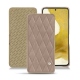 Lederschutzhülle Samsung Galaxy S22 - Taupe vintage - Couture