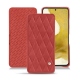 硬质真皮保护套 Samsung Galaxy S22 - Cerise vintage - Couture