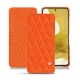 Funda de piel Samsung Galaxy S22 - Orange fluo - Couture
