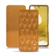 Funda de piel Samsung Galaxy S22 - Or Maïa - Couture