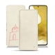 Capa em pele Samsung Galaxy S22 - Blanc escumo