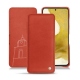 Housse cuir Samsung Galaxy S22 - Arange clouquié