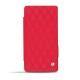 Custodia in pelle Sony Xperia Z3  - Tomate - Couture ( Pantone 187C ) 