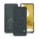 Capa em pele Samsung Galaxy S22 - Blu marino - Couture