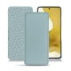 Samsung Galaxy S22 leather case - Bleu Ciel PU