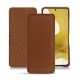 Samsung Galaxy S22 leather case - Marron PU