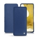 Samsung Galaxy S22 leather case - Bleu frisson