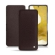 硬质真皮保护套 Samsung Galaxy S22 - Marron envoûtant
