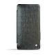 Custodia in pelle Sony Xperia Z3  - Autruche nero
