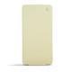 Housse cuir Sony Xperia Z3 Compact  - Beige ( Nappa - Pantone 7502C ) 