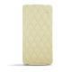 Funda de piel Sony Xperia Z3 Compact  - Beige - Couture ( Nappa - Pantone 7502C ) 