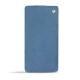 Funda de piel Sony Xperia Z3 Compact  - Jean vintage ( Roughtcut - Pantone 285U  ) 