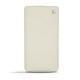 Funda de piel Sony Xperia Z3 Compact  - Ivoire ( Sleek P C12 - White ) 