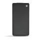 Funda de piel Sony Xperia Z3 Compact  - Ebène ( Sleek P C12 - Black ) 