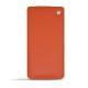 Capa em pele Sony Xperia Z3 Compact  - Papaye ( Pantone 180C ) 