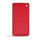 Capa em pele Sony Xperia Z3 Compact  - Tomate ( Pantone 187C ) 