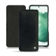 가죽 커버 Samsung Galaxy S22+ - Dark vintage ( Roughtcut - Black#5256 ) 