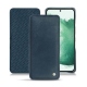 Capa em pele Samsung Galaxy S22+ - Jean vintage ( Roughtcut - Pantone 285U  ) 