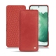 Samsung Galaxy S22+ leather case - Cerise vintage ( Pantone 185C ) 