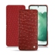 Lederschutzhülle Samsung Galaxy S22+ - Autruche ciliegia