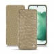 가죽 커버 Samsung Galaxy S22+ - Autruche desert