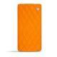 Funda de piel Sony Xperia Z3 Compact  - Orange fluo - Couture