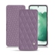 Lederschutzhülle Samsung Galaxy S22+ - Lilas - Couture ( Nappa - Pantone 2645U ) 