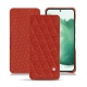 Funda de piel Samsung Galaxy S22+ - Papaye - Couture ( Pantone 180C ) 