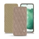 Samsung Galaxy S22+ leather case - Taupe vintage - Couture
