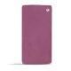 Capa em pele Sony Xperia Z3 Compact  - Prune vintage ( Pantone 512C ) 
