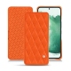 Custodia in pelle Samsung Galaxy S22+ - Orange fluo - Couture
